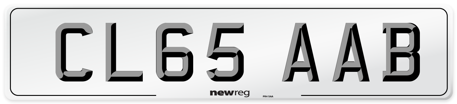 CL65 AAB Number Plate from New Reg